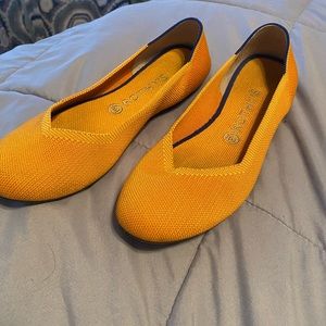 Rothy’s lemon drop flats. Size 9.5